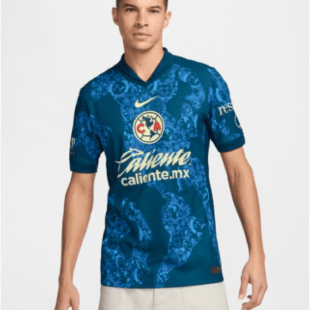NIKE CLUB AMERICA 2024-25 MEN'S AWAY AUTHENTIC MATCH JERSEY - XXL - Original - Picture 6 of 8